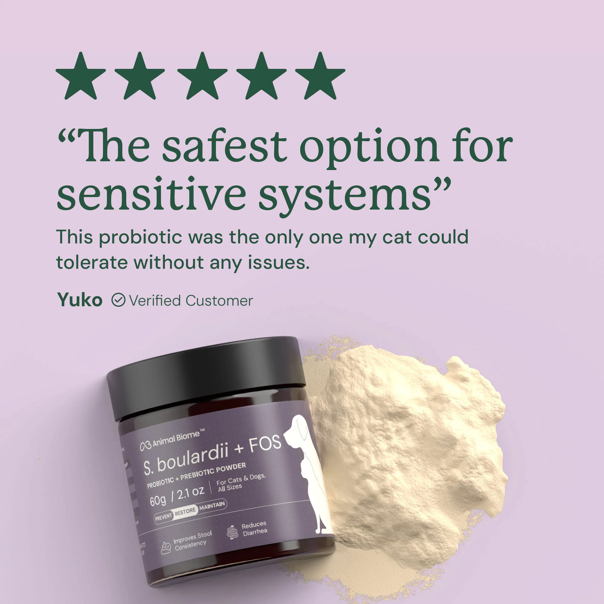 S. boulardii + FOS Powder for Cats and Dogs - Image 6